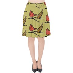 Animal Nature Wild Wildlife Velvet High Waist Skirt by BangZart