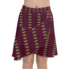 Geometric Pattern Chiffon Wrap by linceazul