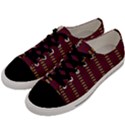 Geometric Pattern Men s Low Top Canvas Sneakers View2