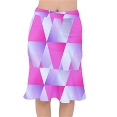 Gradient Geometric Shiny Light Mermaid Skirt by BangZart