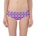 Pattern Pink Squares Square Texture Classic Bikini Bottoms View1