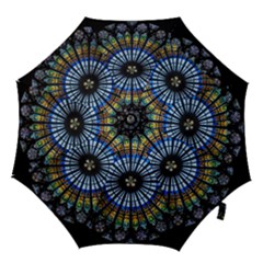 Rose Window Strasbourg Cathedral Hook Handle Umbrellas (small) by BangZart
