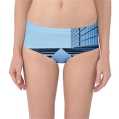 Architecture Modern Building Facade Mid-waist Bikini Bottoms by BangZart