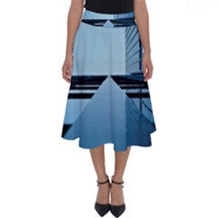 Architecture Modern Building Facade Perfect Length Midi Skirt by BangZart