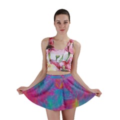 Abstract Fantastic Fractal Gradient Mini Skirt by BangZart