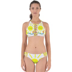 Summer Beach Holiday Holidays Sun Perfectly Cut Out Bikini Set by BangZart