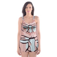 Donald Trump Pop Art President Usa Skater Dress Swimsuit by BangZart