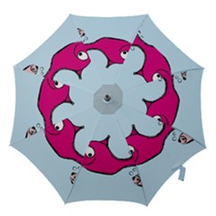 Fish Swarm Meeresbewohner Creature Hook Handle Umbrellas (small) by BangZart