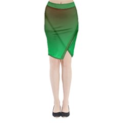 Course Colorful Pattern Abstract Midi Wrap Pencil Skirt by BangZart