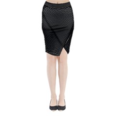 Q Tips Collage Space Midi Wrap Pencil Skirt by BangZart