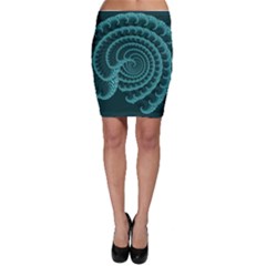 Fractals Form Pattern Abstract Bodycon Skirt by BangZart
