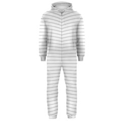 Pattern Background Monochrome Hooded Jumpsuit (men)  by BangZart