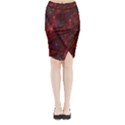Abstract Fantasy Color Colorful Midi Wrap Pencil Skirt View1