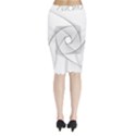 Rotation Rotated Spiral Swirl Midi Wrap Pencil Skirt View2