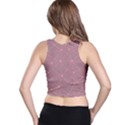 Triangle Background Abstract Racer Back Crop Top View2
