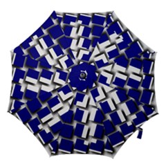 Facebook Social Media Network Blue Hook Handle Umbrellas (medium) by Celenk