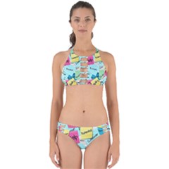 Stickies Post It List Business Perfectly Cut Out Bikini Set by Celenk