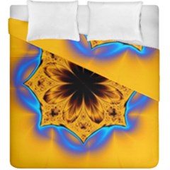 Digital Art Fractal Artwork Flower Duvet Cover Double Side (king Size) by Celenk