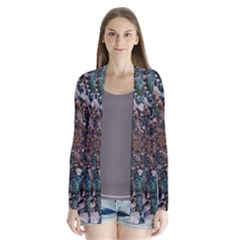 Art Artwork Fractal Digital Art Drape Collar Cardigan by Celenk