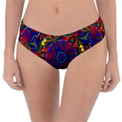 Kaleidoscope Pattern Ornament Reversible Classic Bikini Bottoms by Celenk