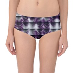 Background Texture Pattern Mid-waist Bikini Bottoms by Celenk