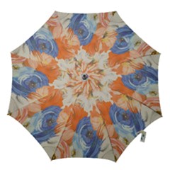 Texture Fabric Textile Detail Hook Handle Umbrellas (small) by Celenk