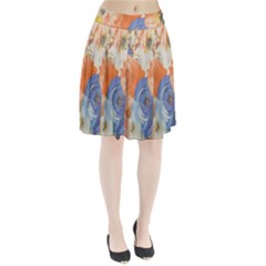 Texture Fabric Textile Detail Pleated Skirt by Celenk