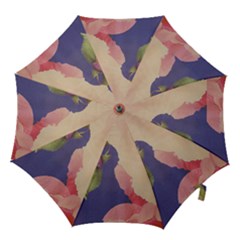 Fabric Textile Abstract Pattern Hook Handle Umbrellas (small) by Celenk
