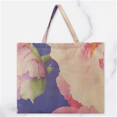 Fabric Textile Abstract Pattern Zipper Large Tote Bag by Celenk