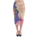 Fabric Textile Abstract Pattern Midi Pencil Skirt View1