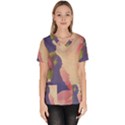 Fabric Textile Abstract Pattern Scrub Top View1