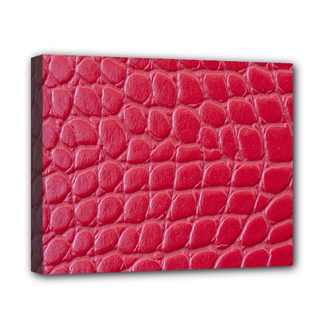 Textile Texture Spotted Fabric Canvas 10  X 8  by Celenk