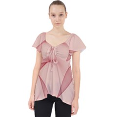 Background Light Glow Abstract Art Lace Front Dolly Top by Celenk