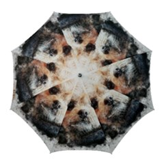 Dog Animal Pet Art Abstract Golf Umbrellas by Celenk
