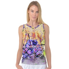 Fruit Plums Art Abstract Nature Women s Basketball Tank Top by Celenk