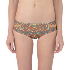 Multicolored Abstract Ornate Pattern Classic Bikini Bottoms by dflcprints