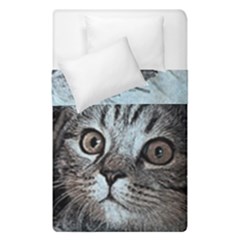 Cat Pet Art Abstract Vintage Duvet Cover Double Side (single Size) by Celenk