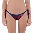 Fractal Abstract Pattern Circles Reversible Bikini Bottom View1