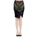 Fractal Colorful Pattern Fantasy Midi Wrap Pencil Skirt View1