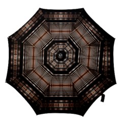 Fractal Fractal Art Design Geometry Hook Handle Umbrellas (small) by Celenk
