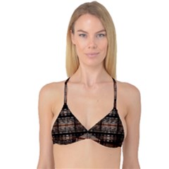 Fractal Fractal Art Design Geometry Reversible Tri Bikini Top by Celenk