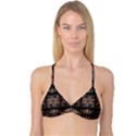 Fractal Fractal Art Design Geometry Reversible Tri Bikini Top View3