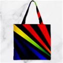 Graphic Design Computer Graphics Zipper Grocery Tote Bag View1