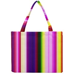 Abstract Background Pattern Textile 2 Mini Tote Bag by Celenk