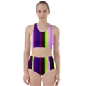 Abstract Background Pattern Textile 2 Racer Back Bikini Set View1