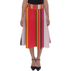 Abstract Background Pattern Textile Perfect Length Midi Skirt by Celenk
