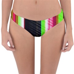 Abstract Background Pattern Textile Reversible Hipster Bikini Bottoms by Celenk