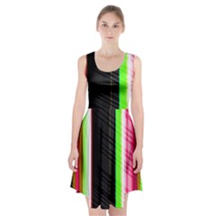 Abstract Background Pattern Textile Racerback Midi Dress by Celenk