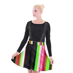 Abstract Background Pattern Textile Suspender Skater Skirt by Celenk