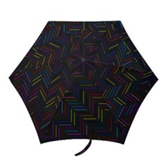 Lines Line Background Mini Folding Umbrellas by Celenk